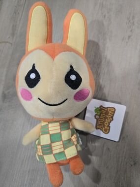 Animal Crossing Cuddly Bunny Plush - Orange & Yellow